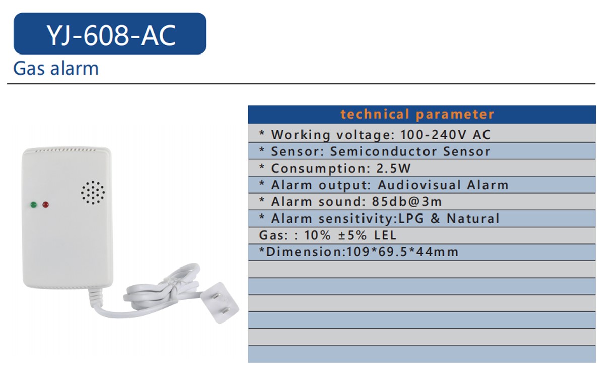 Home Gas Leakage Detector YJ-608